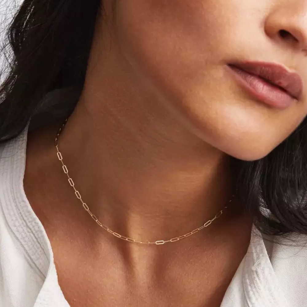 ✨✨ Dainty Paperclip Necklace✨✨ - Picture 2 of 5